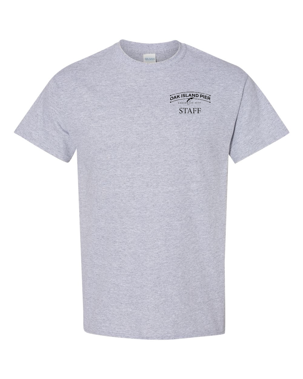 Oak Island Pier Staff Gildan Unisex Heavy Cotton™ T-Shirt - #5000