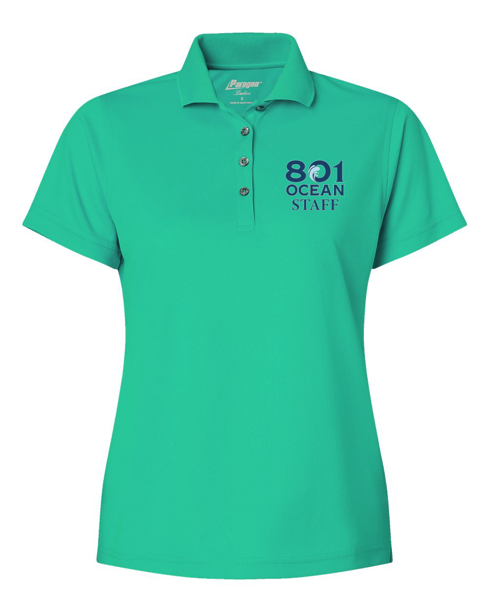 Town of Oak Island 801 Center Staff Women's Performance Mini Mesh Polo - #104