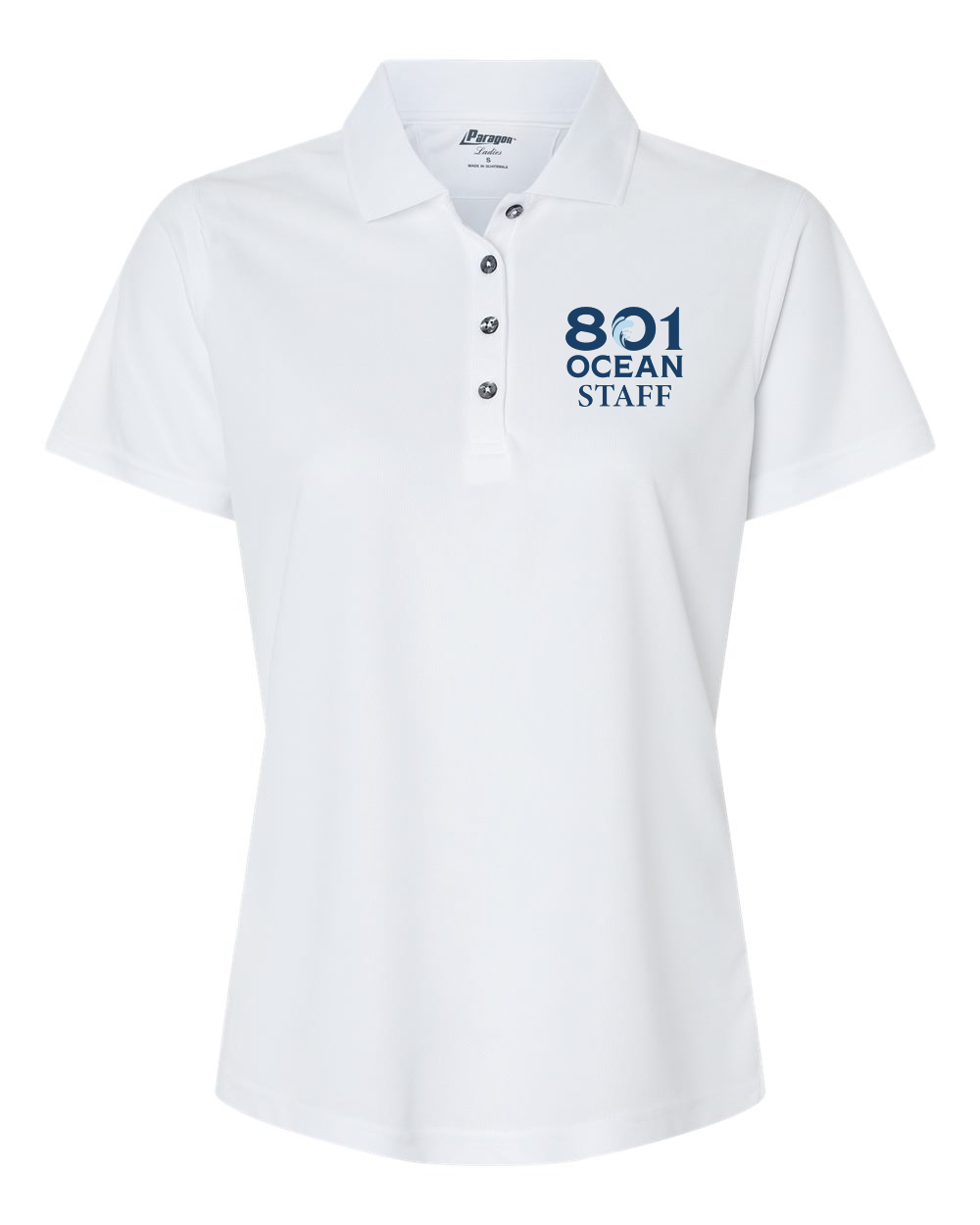 Town of Oak Island 801 Center Staff Women's Performance Mini Mesh Polo - #104