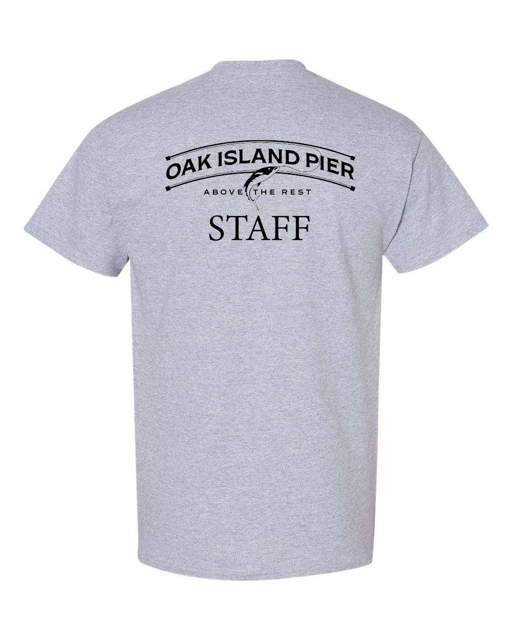 Oak Island Pier Staff Gildan Unisex Heavy Cotton™ T-Shirt - #5000
