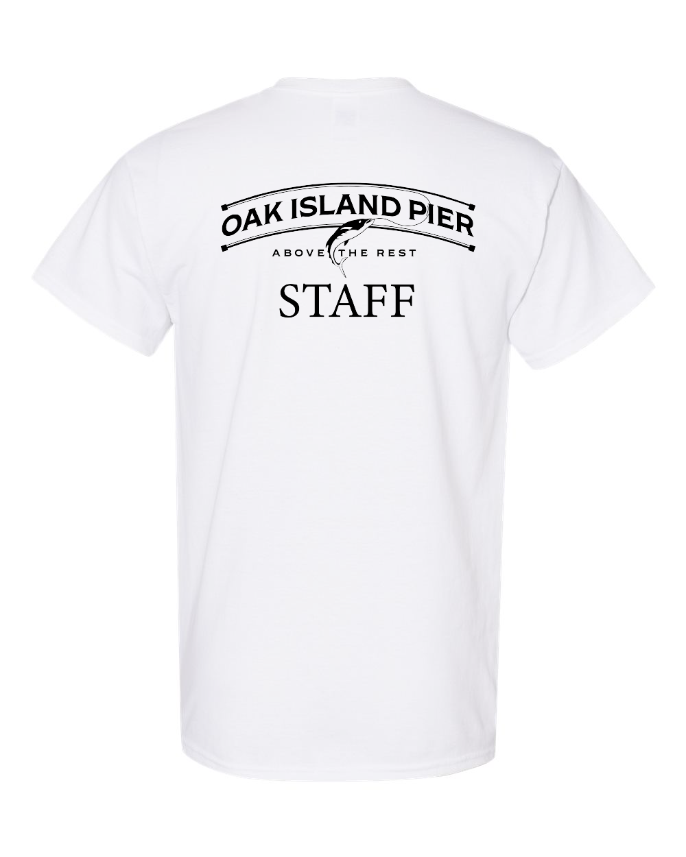 Oak Island Pier Staff Gildan Unisex Heavy Cotton™ T-Shirt - #5000