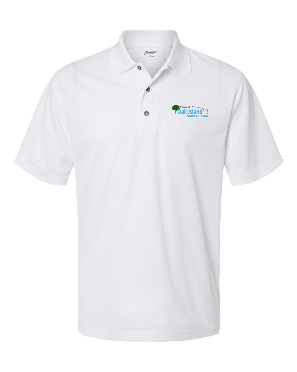 Town of Oak Island Men's Performance Mini Mesh Polo - #100